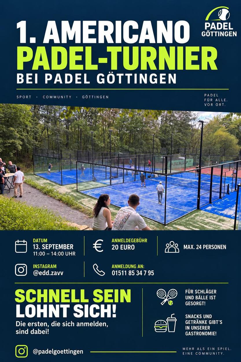 1. Padel-Turnier beim GTC!